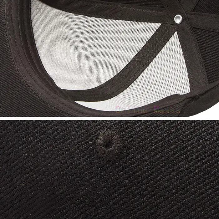 Casquette de baseball à visière plate pour hommes