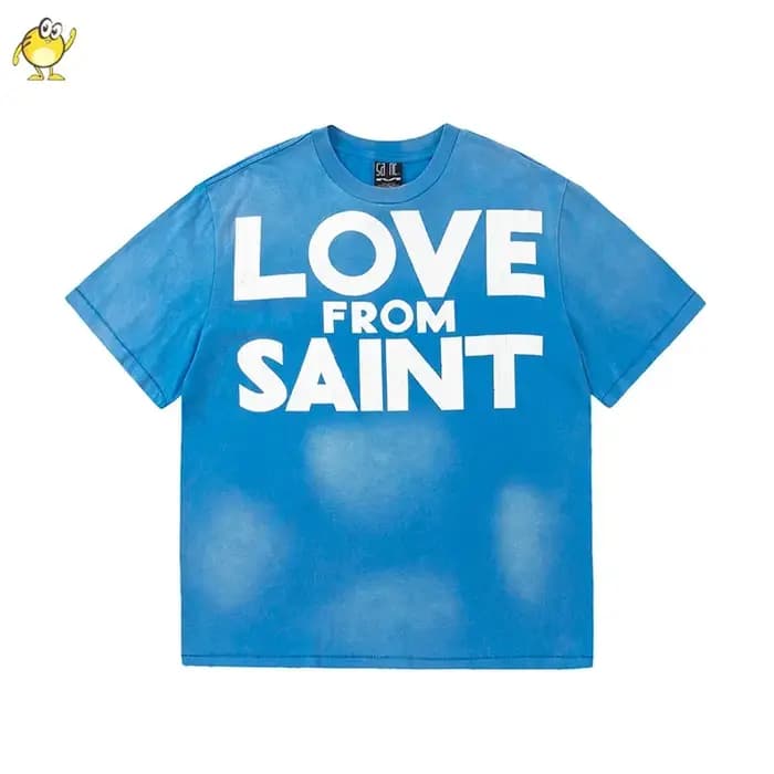 T-shirt Noir Délavé à Manches Courtes et Col Rond pour Homme et Femme