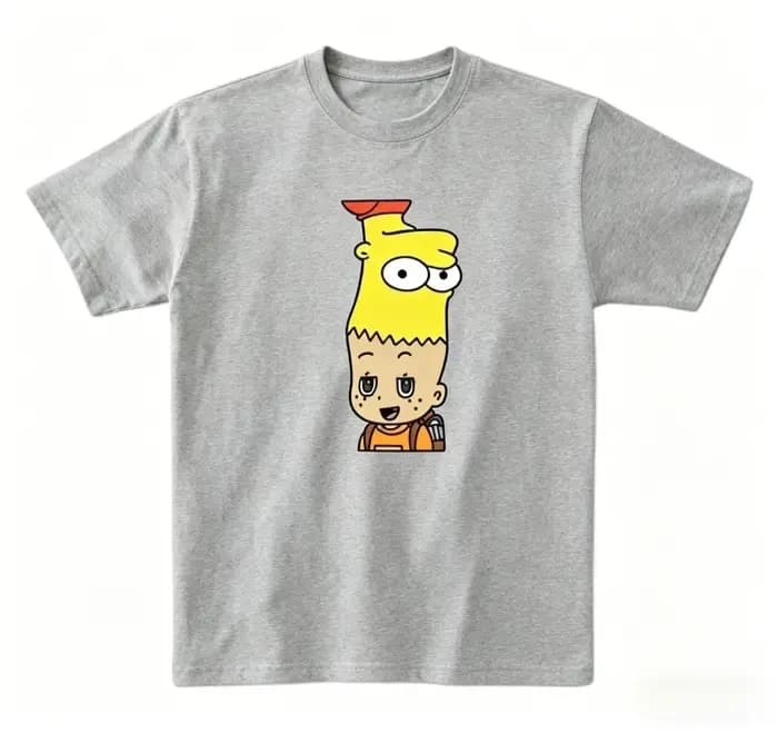 T-shirt simple d'été - 100% coton - Manches courtes - Haut