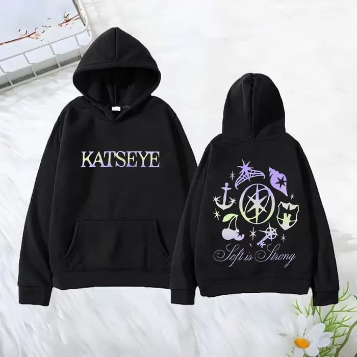 Katseye mode sweat à capuche hommes femmes 2025 surdimensionné à manches longues vêtements pulls décontractés vintage