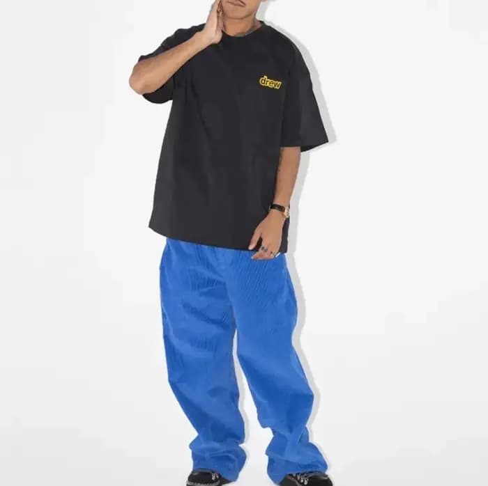 Drew House offre spéciale vêtements pour hommes logo brodé T-shirt