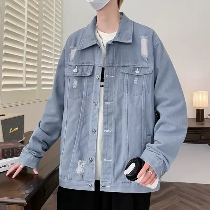 Vestes en Denim de coton pour hommes