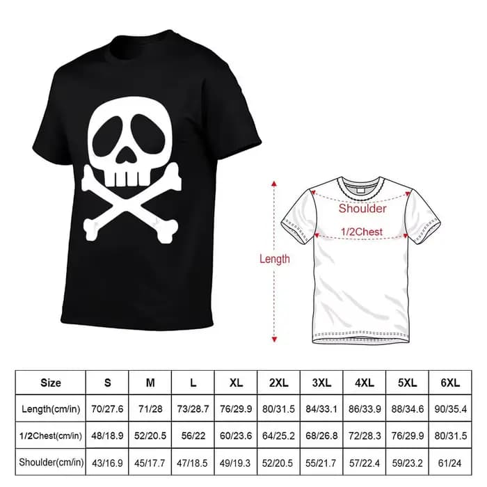 T-shirt Captain Harlock Skull