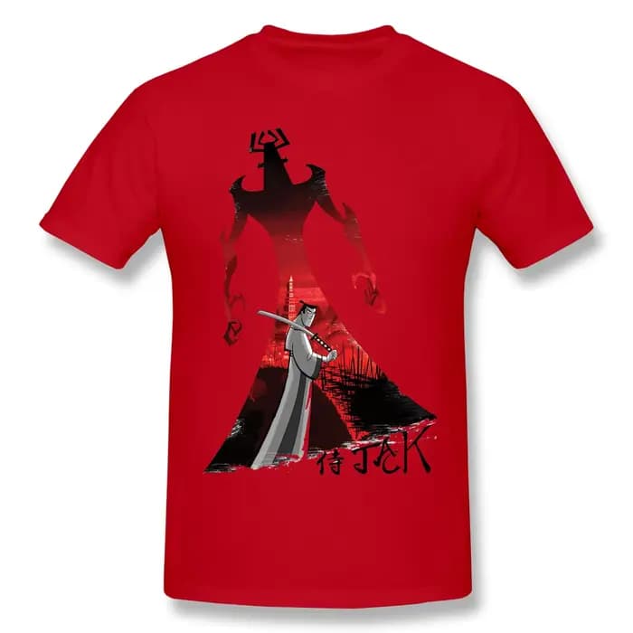 Samouraï Jack Cool créatif t-shirt décontracté offre spéciale