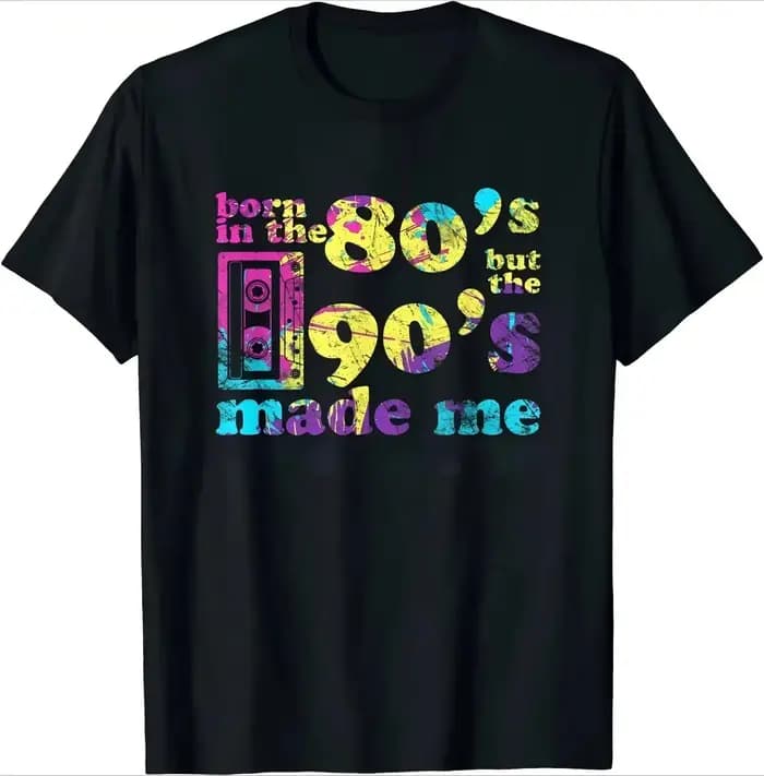T-shirts pour enfants « J'aime les années 80 et 90 » – Tops