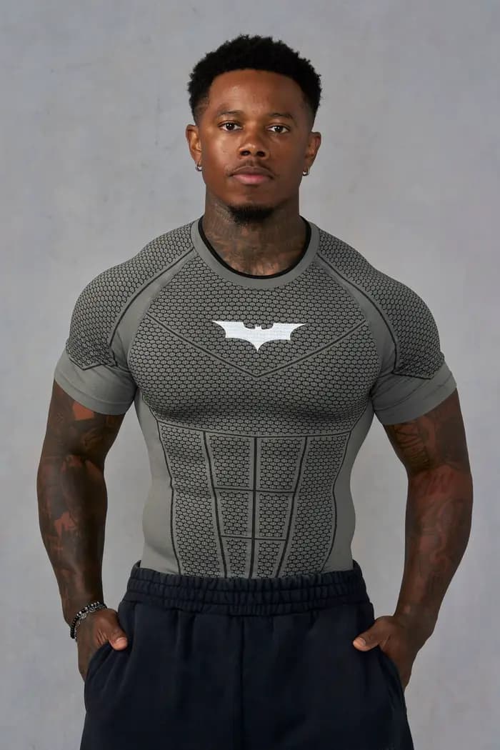 Été nouveau T-shirt serré pour hommes survêtement YA sport Fitness sensation de glace ajustement