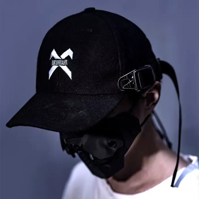 DulTechwear-Casquette de Baseball en Laine pour Homme et Femme, Chapeau de dehors Décontracté, Réglable, Multifonction, Punk, Hip Hop