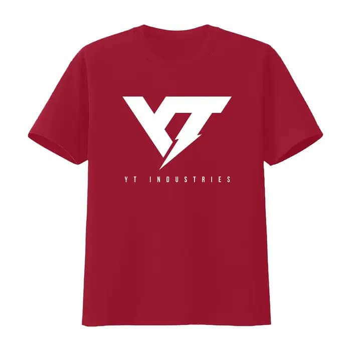 T-shirt imprimé logo Yt Industries pour hommes et femmes – Mode streetwear élégante et respirante – Vêtements