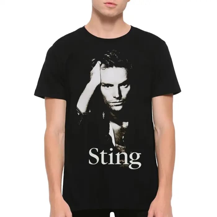 T-shirt vintage à motif Sting, tailles homme et femme, nouvelles arrivées printemps/été, coupe class