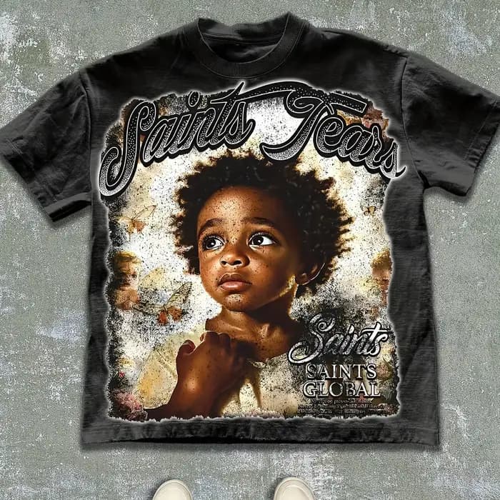 T-shirt à motif Saint's Tears pour hommes