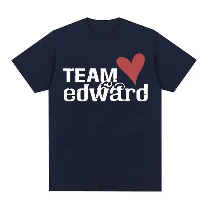 Jacob Wears Team Edward T-shirt en coton biologique Twilight Fans vêtements Vintage