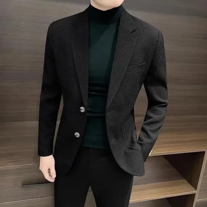 Veste marron blanche pour hommes