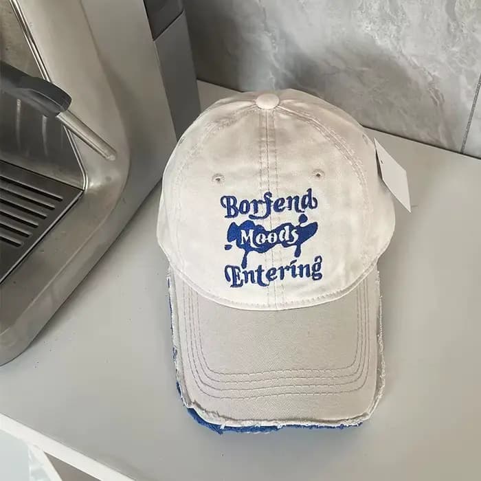Casquette de Baseball de rue avec lettres Punk brodées pour hommes et femmes, couleur unie, casquett