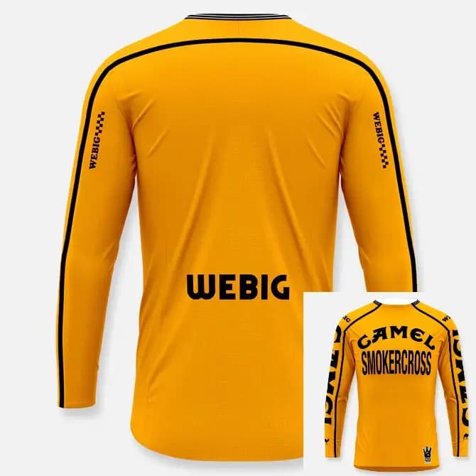 Camel Smokercross-Vêtements de cyclisme VTT, contrôle de vitesse hors route, équipement à manches lo