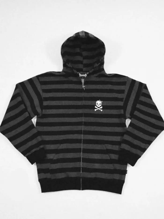 Streetwear sweat à capuche pour femme Y2k hauts 2025 Ropa Mujer mode rayé sweats