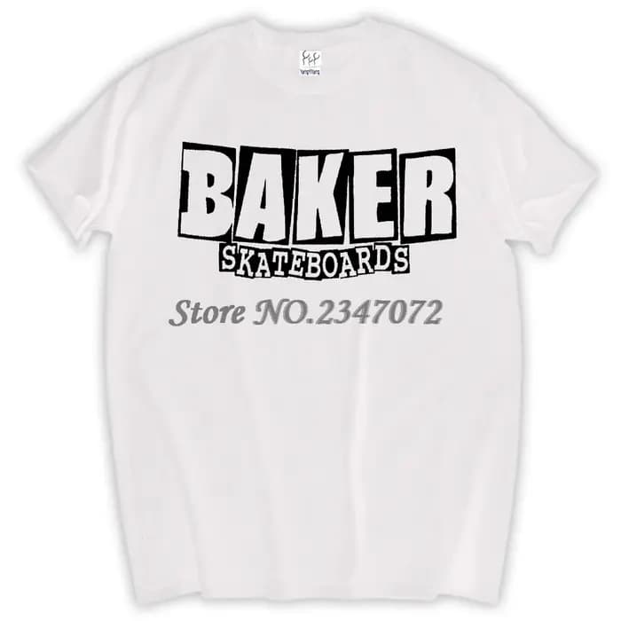 T-shirt à manches courtes avec logo Baker Skateboards pour hommes