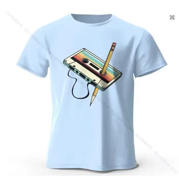T-shirt imprimé en coton 100% pour homme