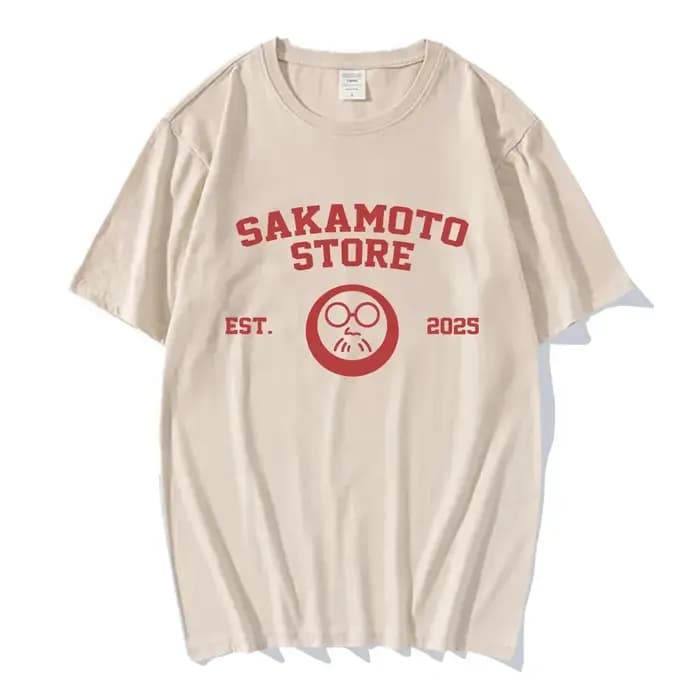 Sakamoto Store EST 2025 t-shirts dessin animé Manga