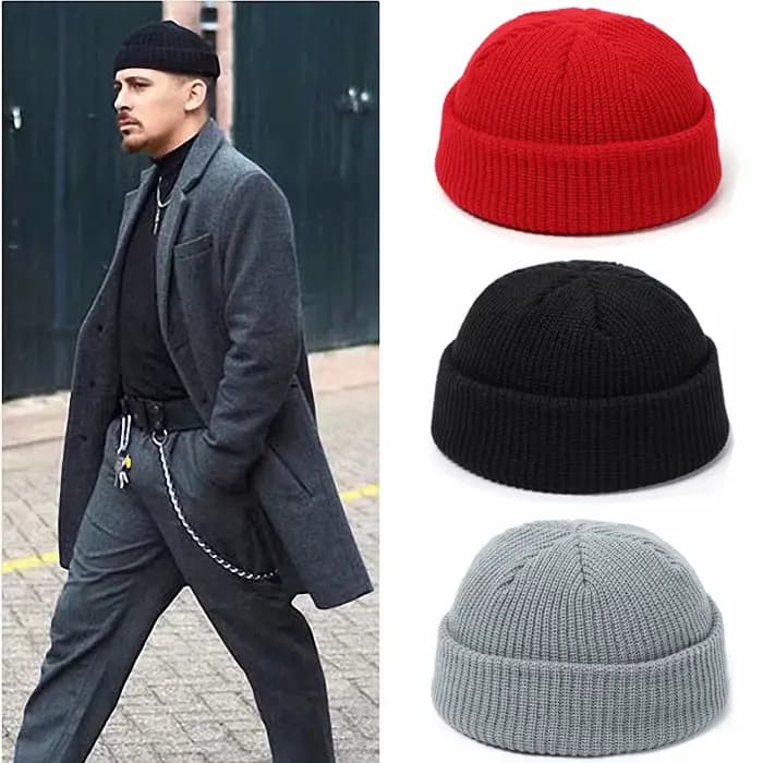 Bonnet sans bord rétro pour hommes et femmes