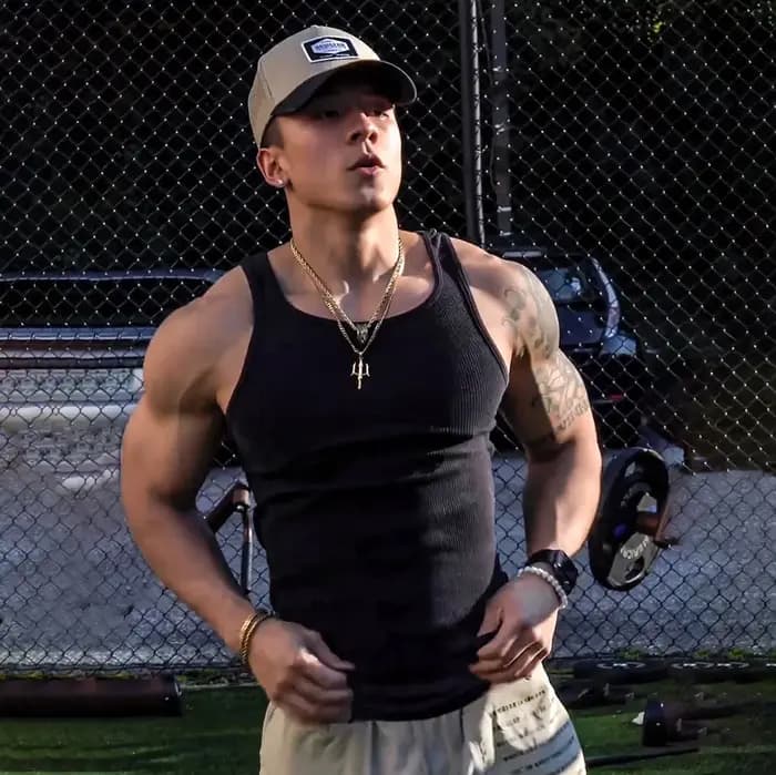 Hommes débardeur t-shirt Singlet gymnastique entraînement Fitness chemise sans manches musculation musculaire respirant sous la taille