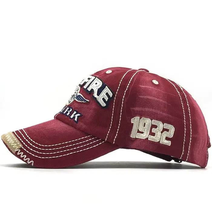 Casquette de Baseball en Coton avec Lettres Brodées pour Homme et Femme