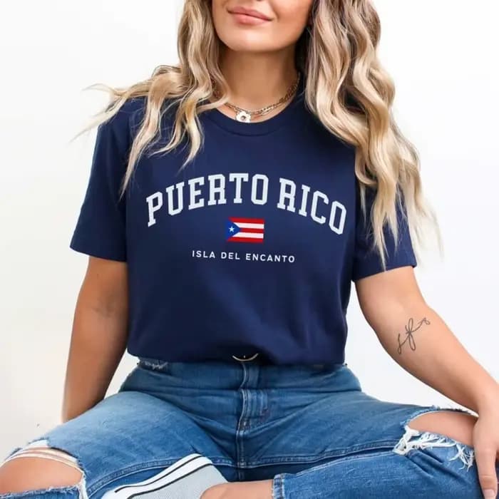 T-shirt graphique Isla Del Encanto Porto Rico pour hommes et femmes