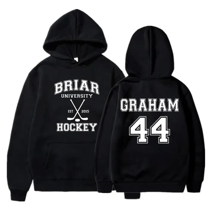 Briar University Graham 44 Hockey 2 Side Hoodies Off Campus Hockey Romance Hoodie Unisexe Sweat-shir
