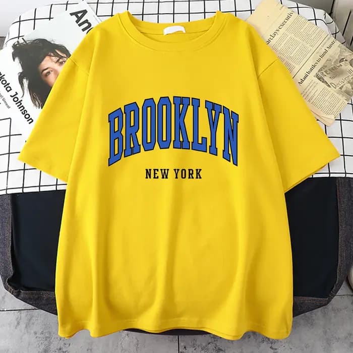 Brooklyn New York bleu Design femmes t-shirt rue Hip Hop