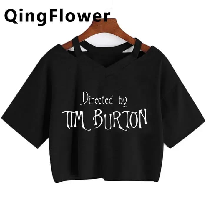 Tim Burton t-shirt femmes japonais été streetwear t-shirts femme graphique bande dessinée vêtements