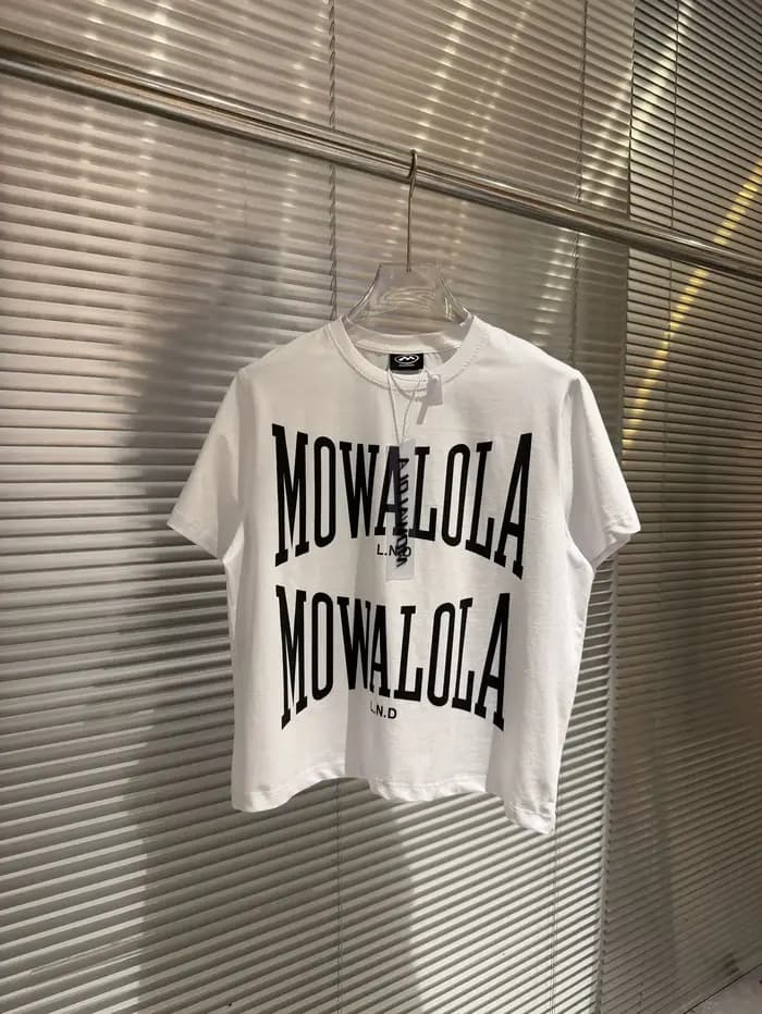 T-shirt blanc double épaisseur Mowalola - Coupe ajustée