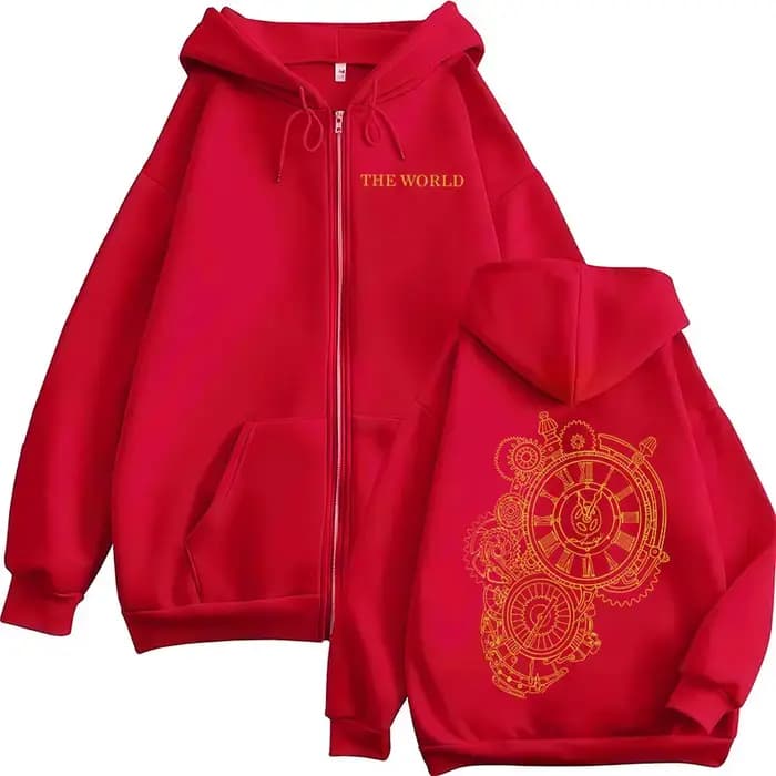 Sweat-shirt à capuche avec fermeture éclair pour hommes