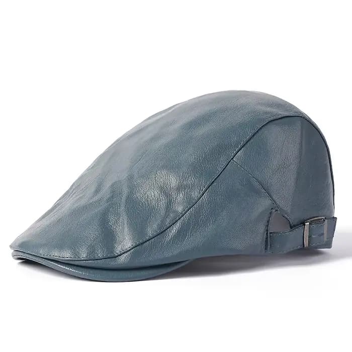 Chapeau pour homme, chapeau en cuir élégant