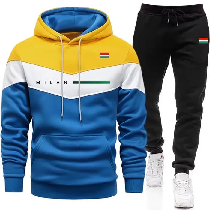 Ensemble de sweats à capuche et pantalons de jogging pour hommes