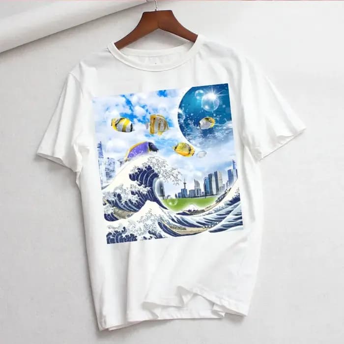 Frutiger Aero été mode chemise graphique t-shirt haut pour femme Base col rond t-shirts drôle filles