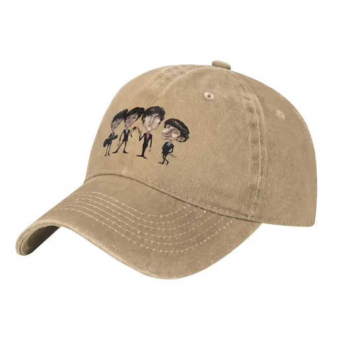 Casquettes de baseball décontractées style Beatles pour hommes et femmes