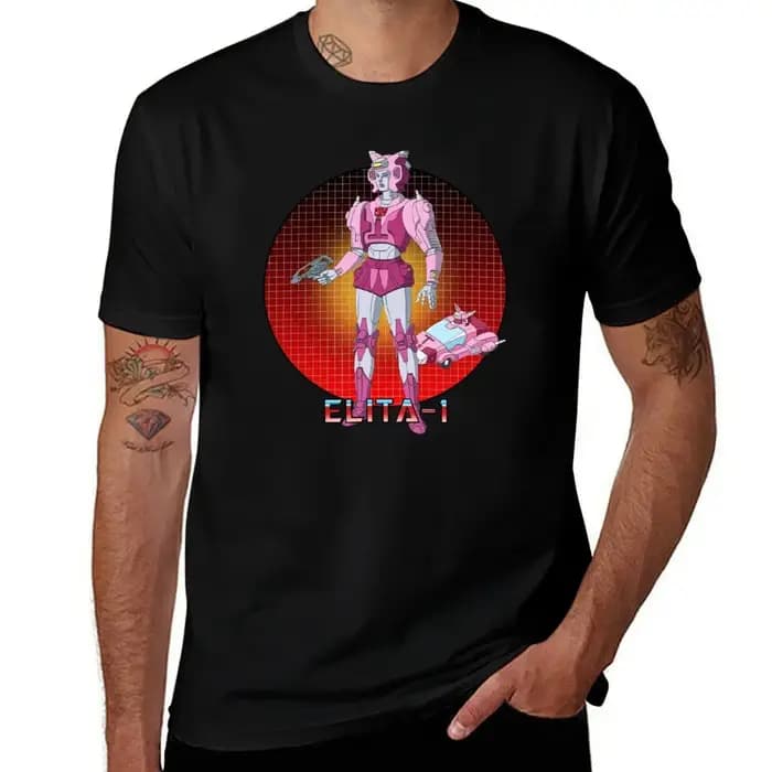 Elita One Autobot Transformer G1 T-shirt décontracté style streetwear à manches courtes
