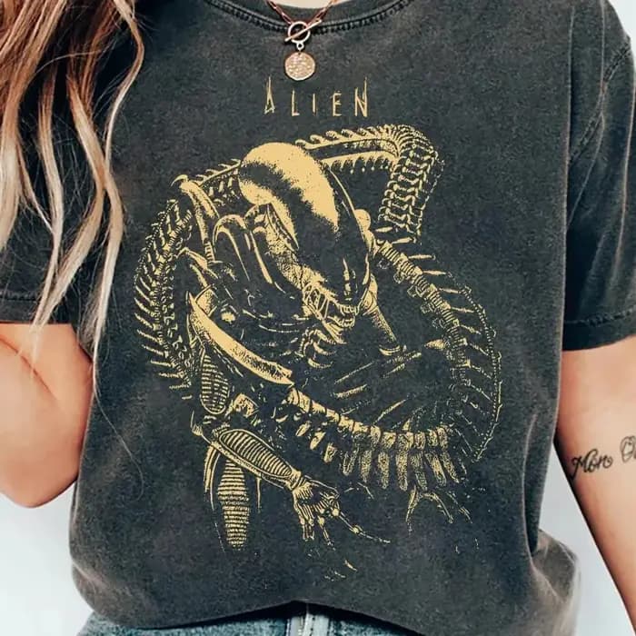T-shirt Alien Horror, T-shirt pour femme