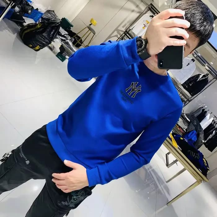 Beaux hommes sweats à capuche Simple marque Logo broderie nouveau automne conception coréenne pull décontracté coton