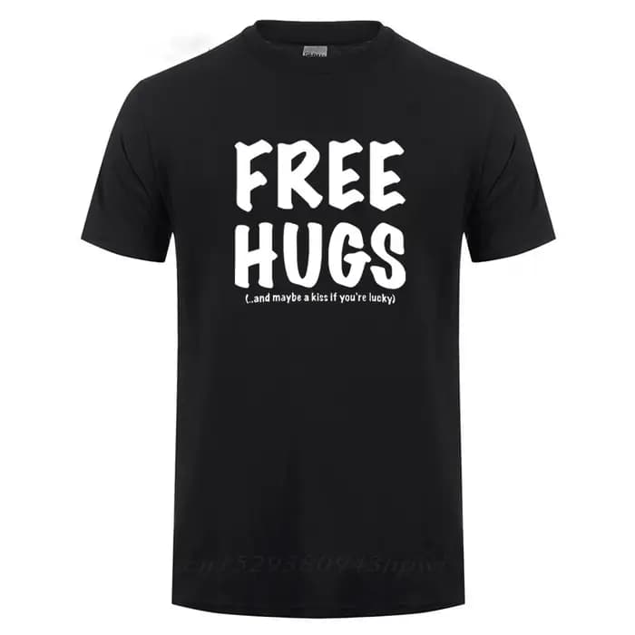 T-shirt manches courtes col rond homme, estival et à la mode, en coton, avec impression gratuite de