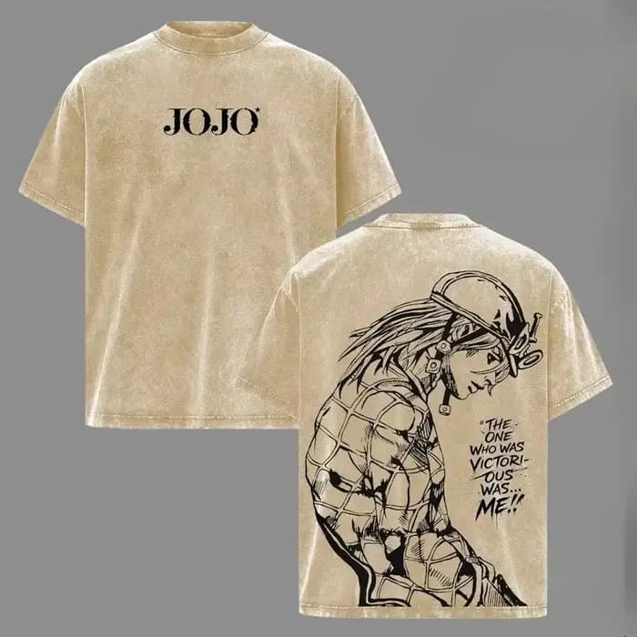 T-shirt imprimé JoJo's Bizarre Adventure Brando Diego pour hommes et femmes