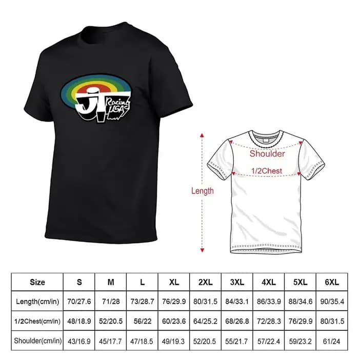 JT Racing-T-shirt BMX vintage pour hommes