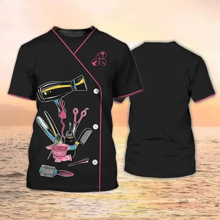 T-shirt graphique à manches courtes imprimé 3D pour hommes