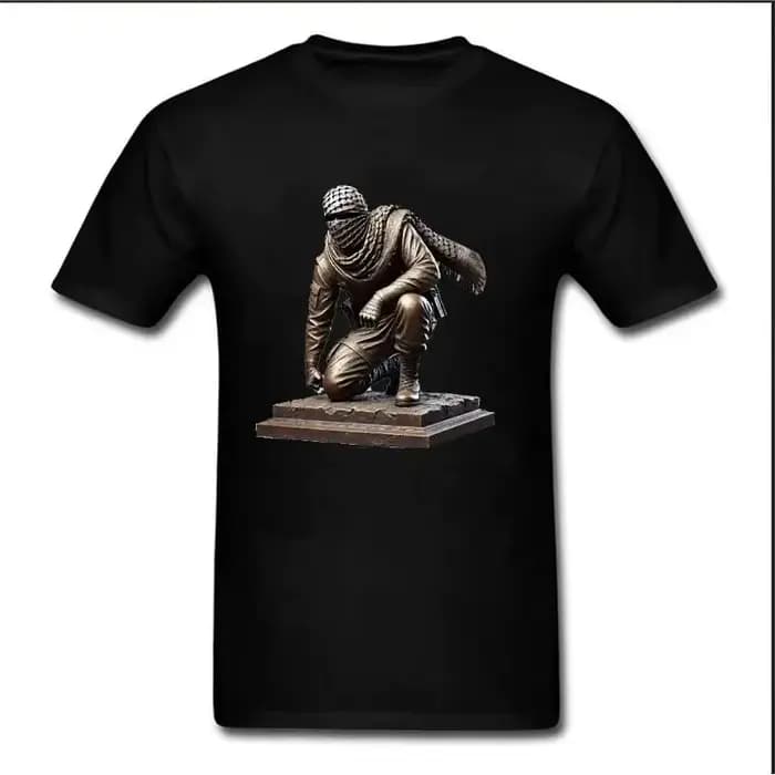 T-shirt Sinwar Nouvelle Mode Vêtements Homme Vente Chaude Manches Courtes Col Rond Memory Hamas Singwar