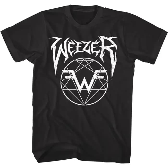 T-shirt pour homme avec logo métallique Weezer