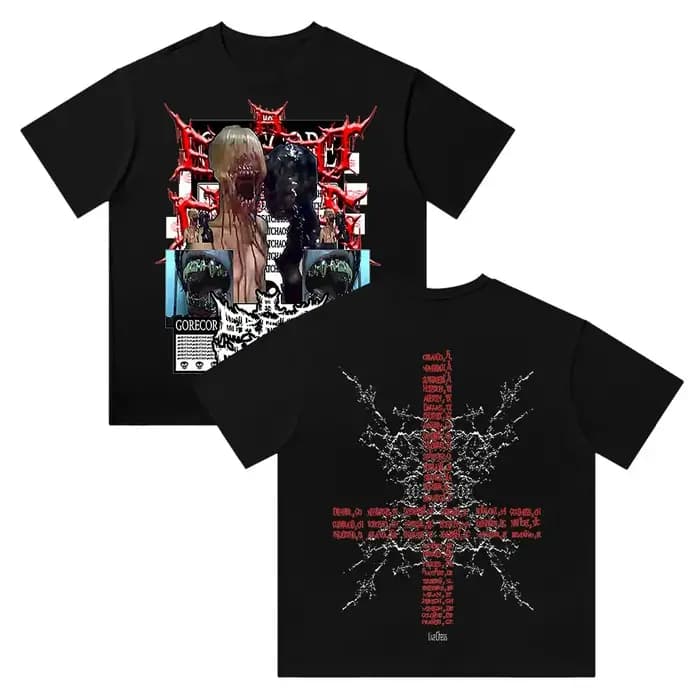 Ken Carson T-Shirts Merch été unisexe à manches courtes T-shirt Streetwear HipHop