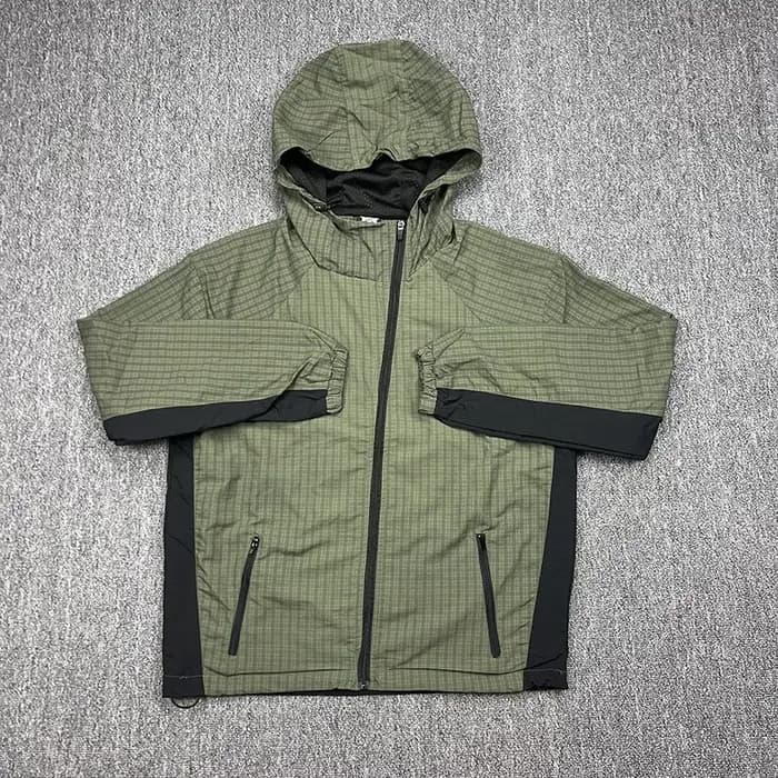 Veste d'extérieur toutes saisons de qualité supérieure coupe-vent avec doublure en maille bleu-vert