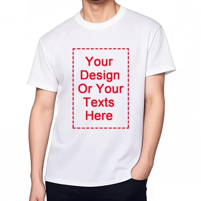 T-shirts homme sur mesure coton été votre conception ici