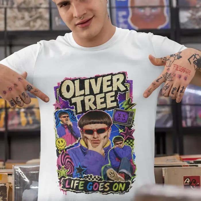 T-shirt rétro Oliver Tree 2026