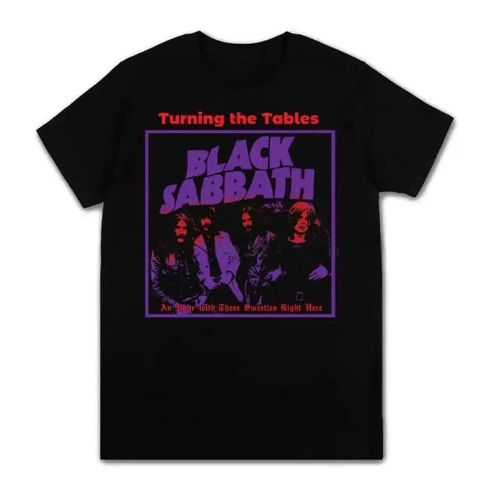 T-shirt de la Groupe de Rock Black Sabbath – Nouvelle Collection Unisexe de Luxe Décontracté et Tendance pour Hommes et Femmes