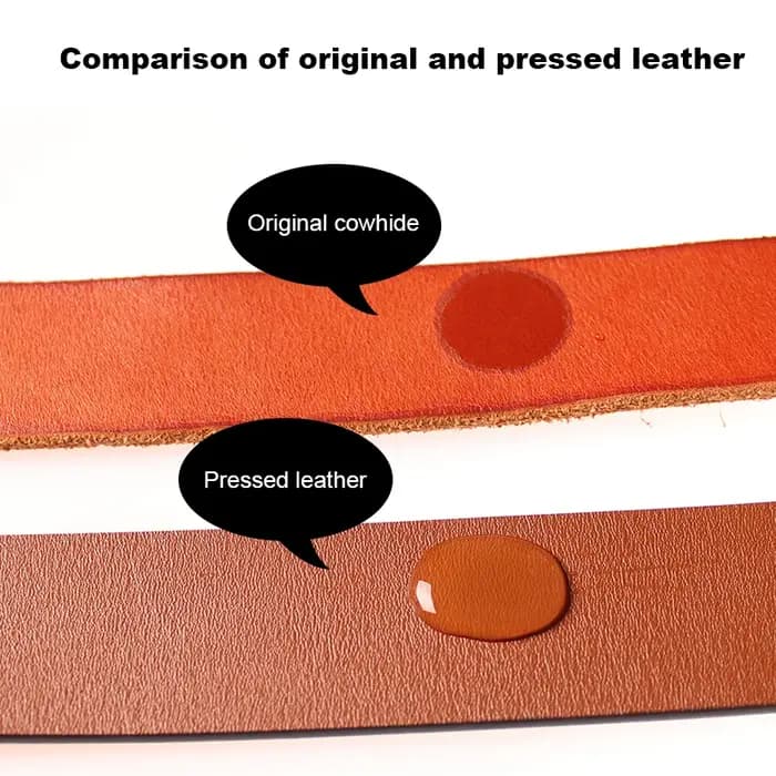 MEDYLA-Jeans en cuir véritable souple pour hommes, ceinture de pantalon décontractée, environnement,